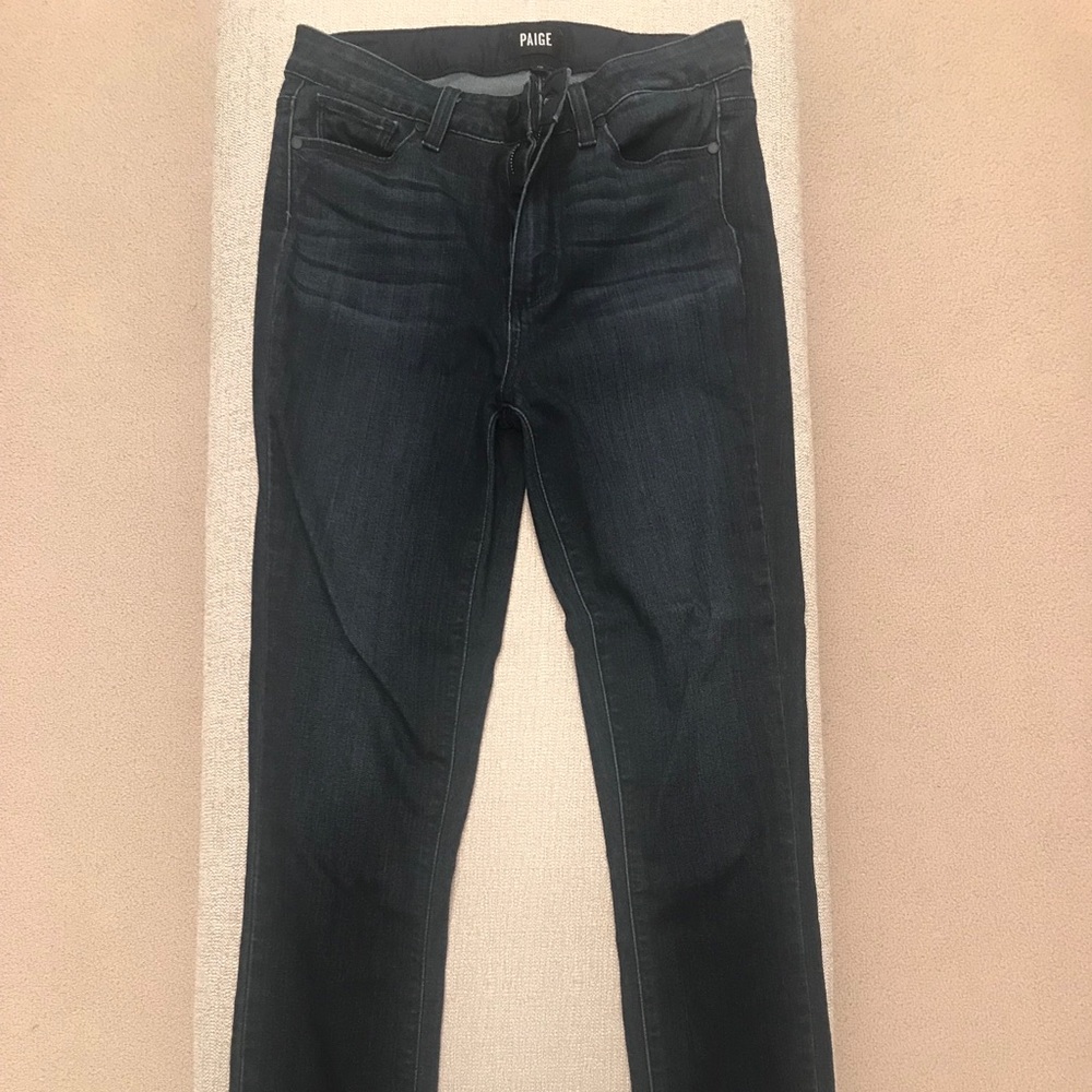 Paige Denim Frayed Bottom Jeans